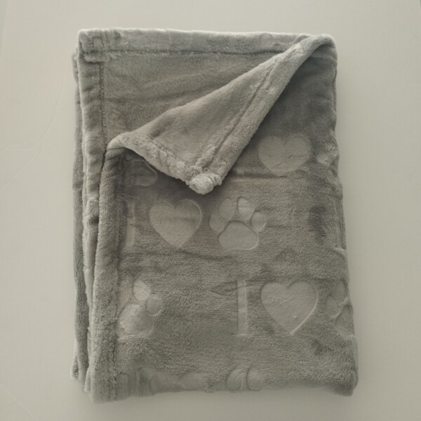 OEM TB Κουβερτα Flannel 75X100Cm Grey