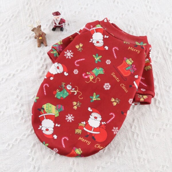 DENIK PET CLOTHES XMAS SANTA RED XL 40CM